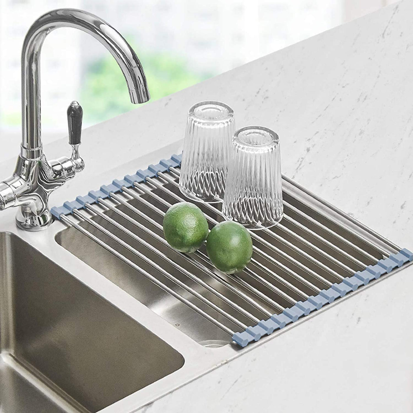 Roll up Dish Drying Rack, over the Sink Dish Drying Rack