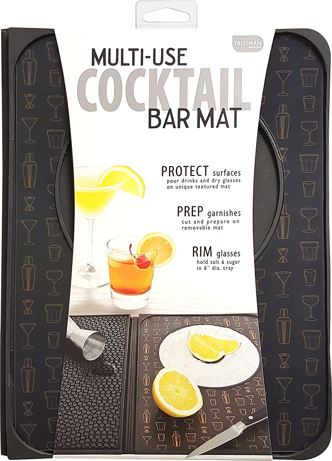 Original Multi-Use Cocktail Bar Mat for Countertop