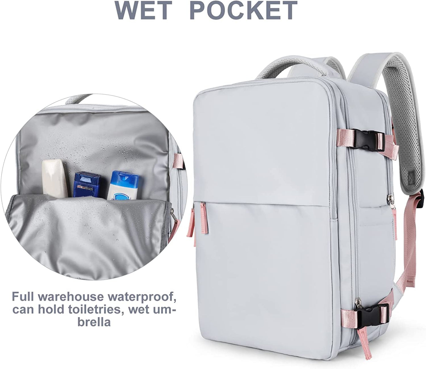 Travel Backpack for Women Men Travel Bag Watreproof Hiking