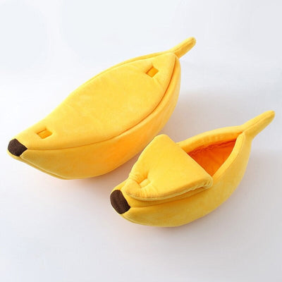 Funny Banana Cat Bed House Kennel