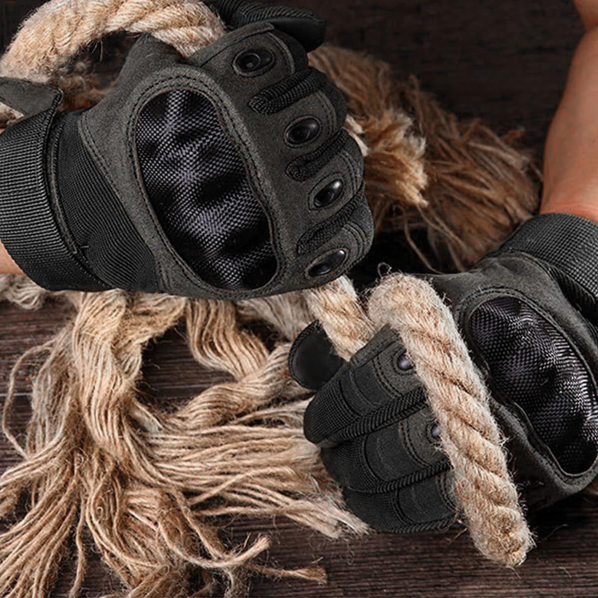 Tactical Gloves for Men,Hard Shell Knuckle Protection Gloves