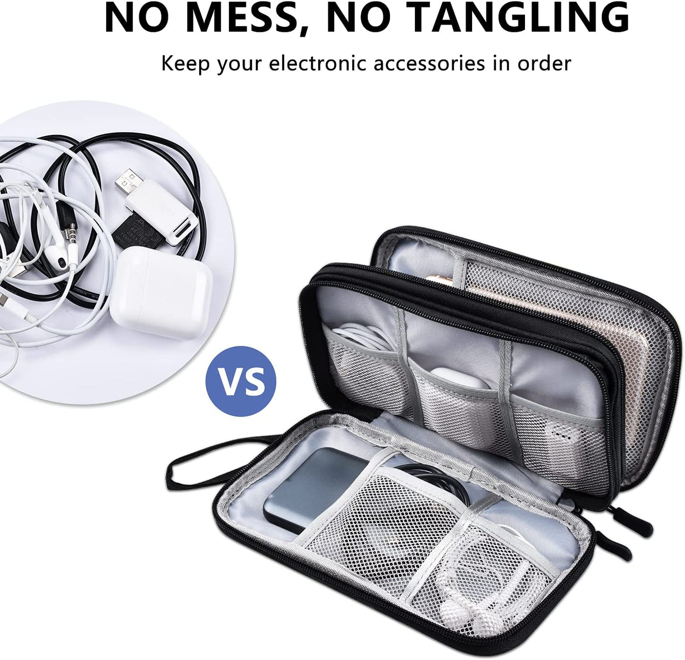 Technology Organizer Travel Case,  Electronics Pouch