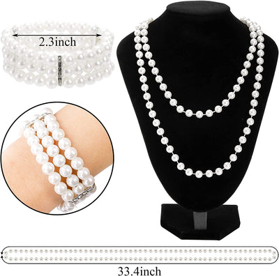 Great Gatsby Accessories for Women,Black Flapper