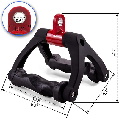 Double D Handle Row Handle Grip Triangle V Shaped Handle