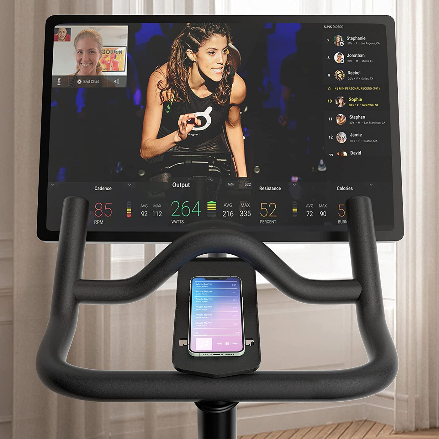 Phone Holder for Peloton Bike & Bike Handlebar