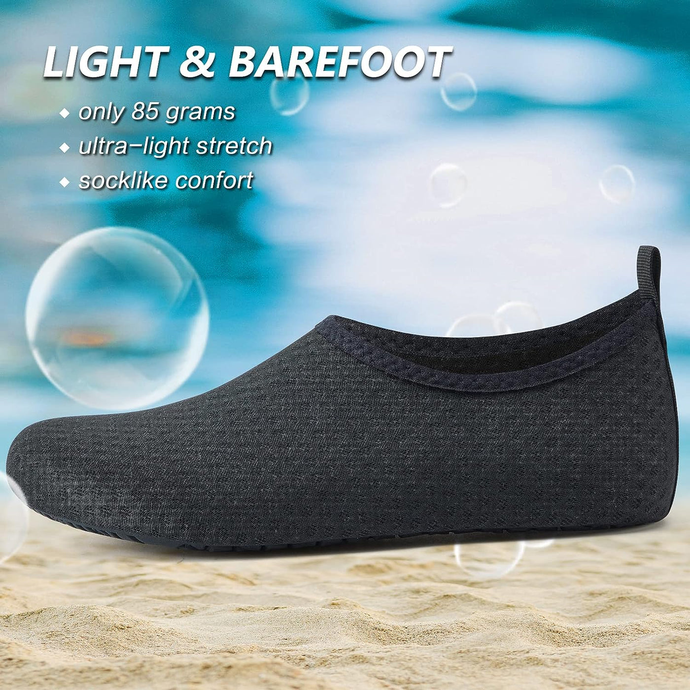 Water Shoes for Women Men Barefoot Quick-Dry Aqua Socks