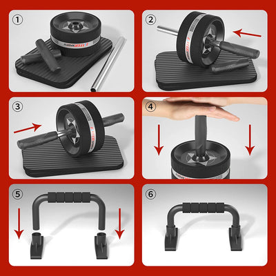 Ab Rollers Wheel Kit, Exercise Wheel Core Strength Training