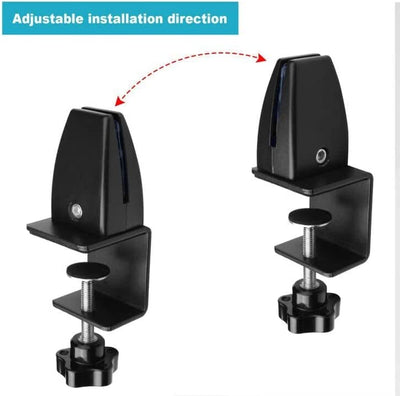 Sneeze Guard Support Clamp for 1/8" to 1"