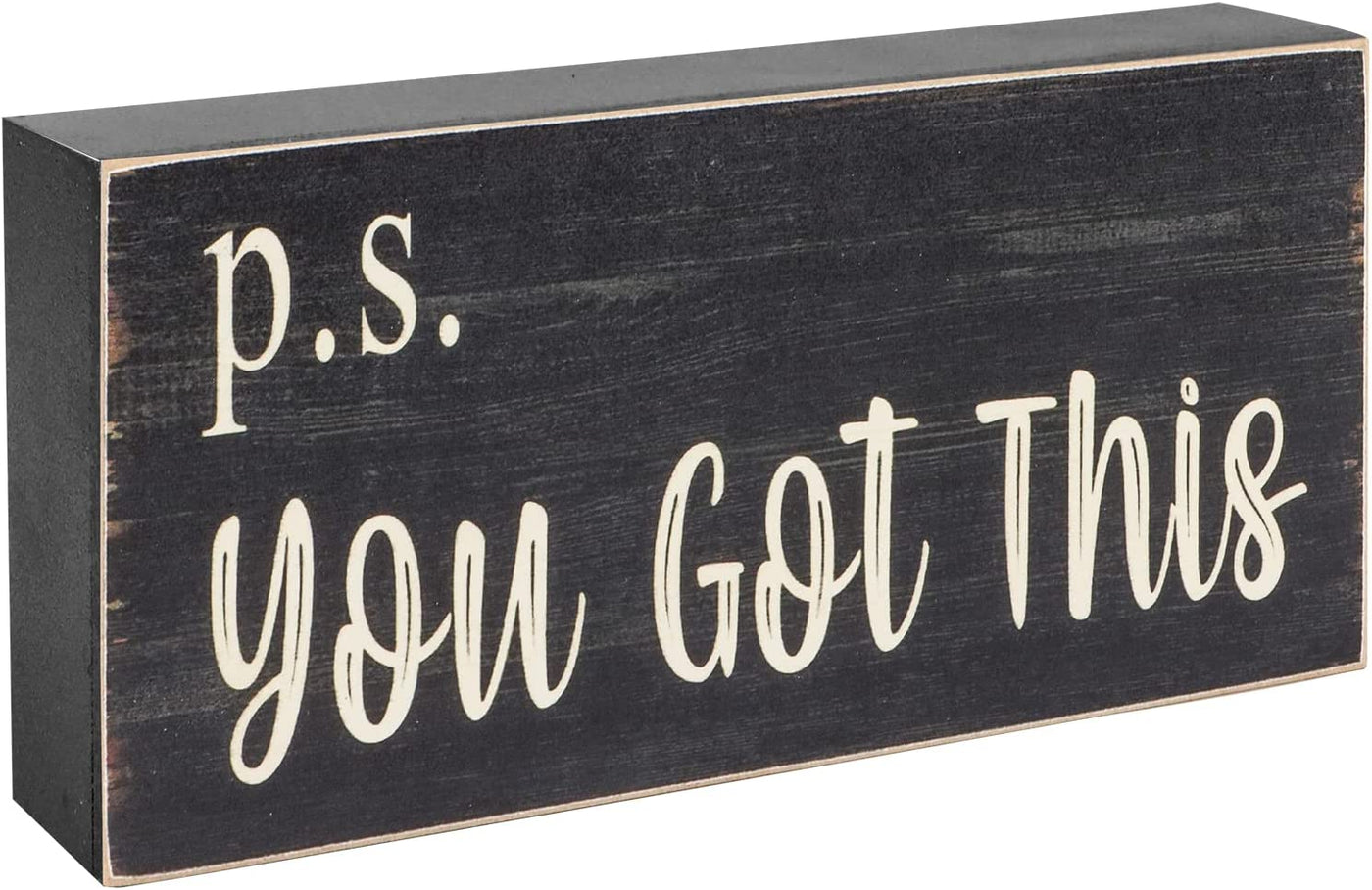 Motivational Home Office Desk Black Decor