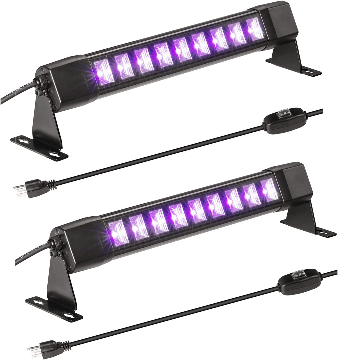 Upgraded Black Light,27W LED UV Bar Glow