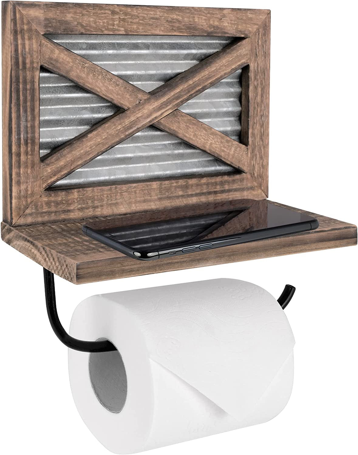 Autumn Alley Toilet Paper Holder with Shelf
