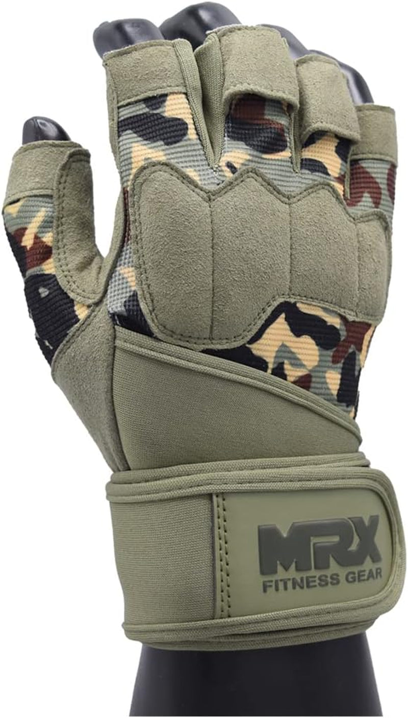 MRX Weightlifting Gloves for Men Workout Gloves Mens Wrist Support