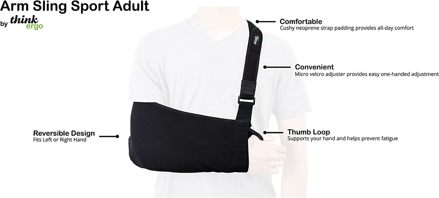 Arm Sling Sport - Lightweight, Comfortable Medical Sling Arm