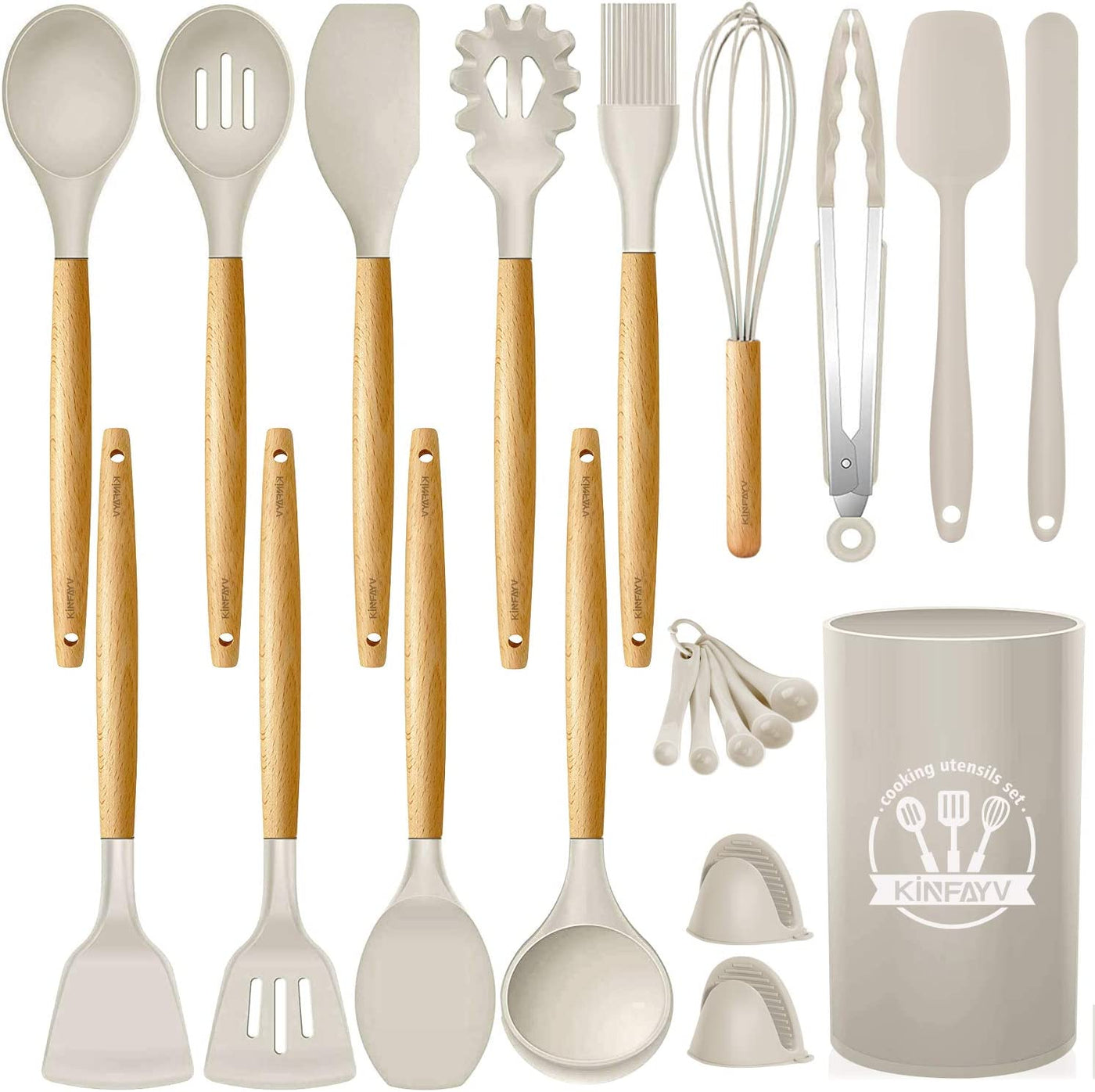 Silicone Cooking Utensils Kitchen Utensil Set