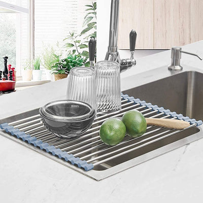 Roll up Dish Drying Rack, over the Sink Dish Drying Rack