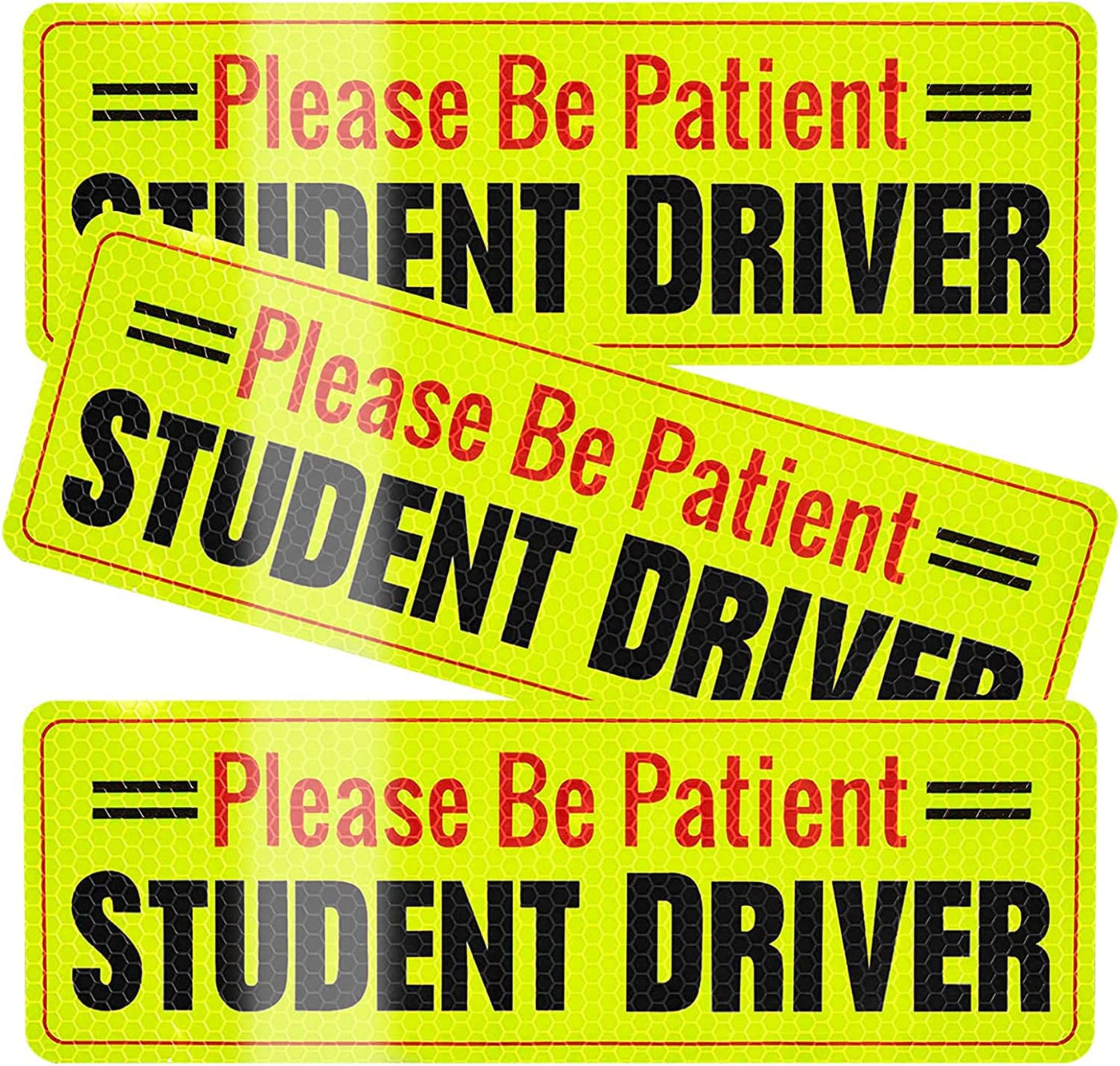 Student Driver Magnet for Car,Please Be Patient Student