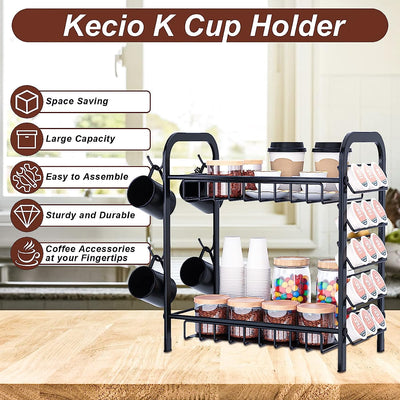 K Cup Holder, Large Capacity Coffee Pod Holder Coffee
