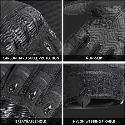 Tactical Gloves for Men,Hard Shell Knuckle Protection Gloves