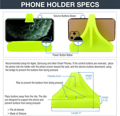 Phone Holder Made for PM5 Monitors of Concept 2 Rower, Skierg and Bikeerg