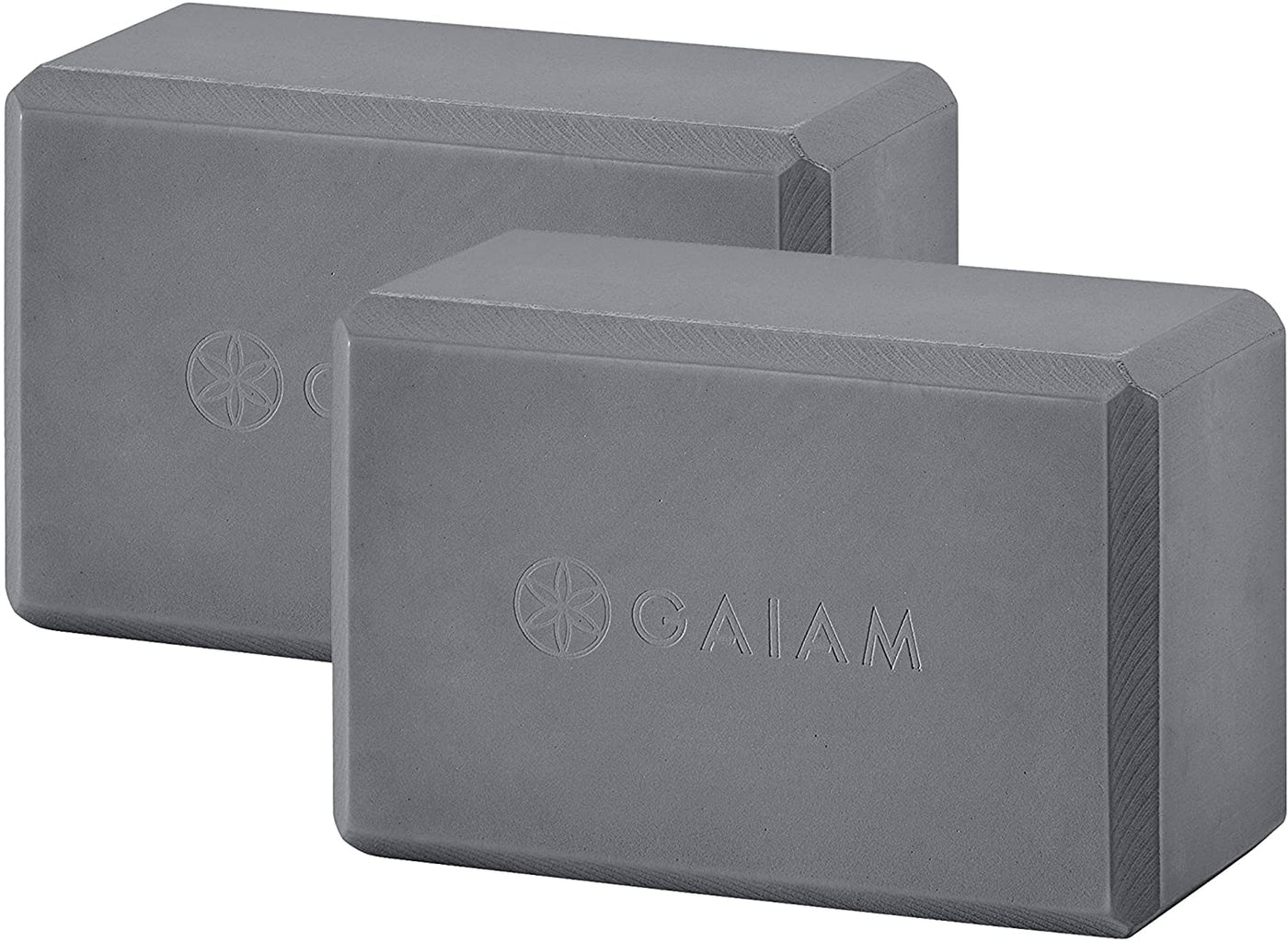 Gaiam Essentials Yoga Block (Set of 2) – Supportive, Soft Non-Slip