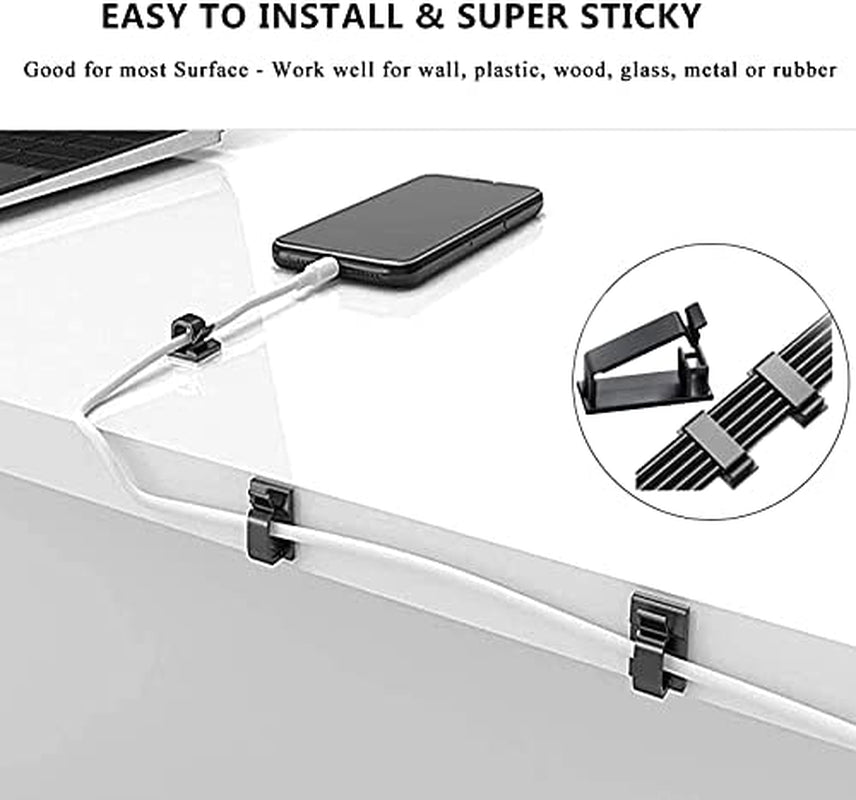 Cord Management Organizer Kit 4 Cable Sleeve Split