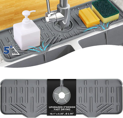 Kitchen Sink Faucet Splash Guard Silicone Sink