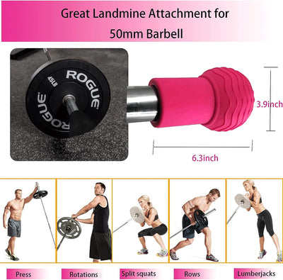 KINGLOTUS Landmine Attachment for Barbell-Barbell Bomb Fits 2'' Olympic Bars
