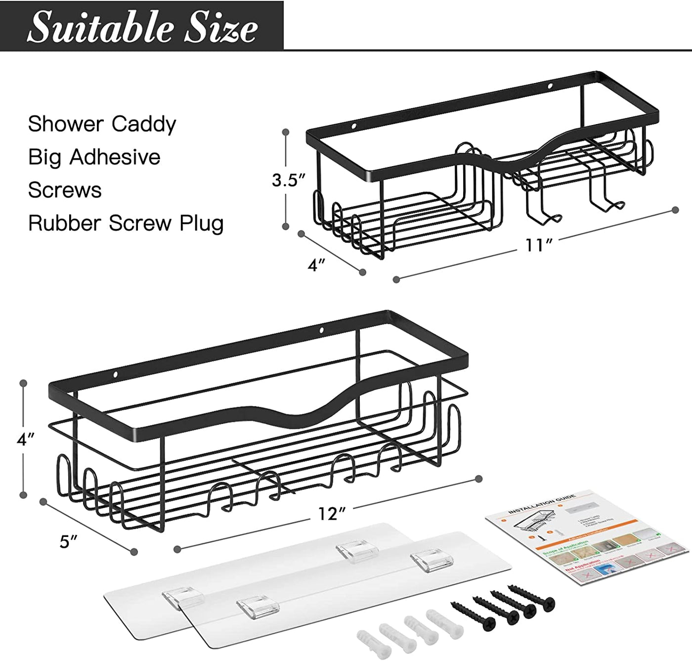 Shower Caddy Bathroom Organizer