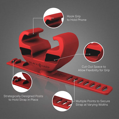 Silicone Bike Phone Holder Designed for Peloton and Exercise Bike