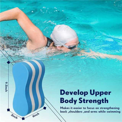 2 Pcs 5 Layer Swimming Pull Buoy Eva Leg Float Swim Gear Lap Swim